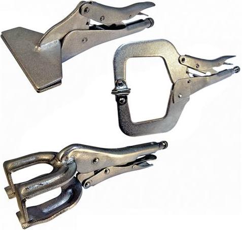 Silverline - 3PCE Welding Clamp Pliers Set - 245017